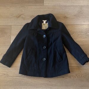 Black Kids Peacoat